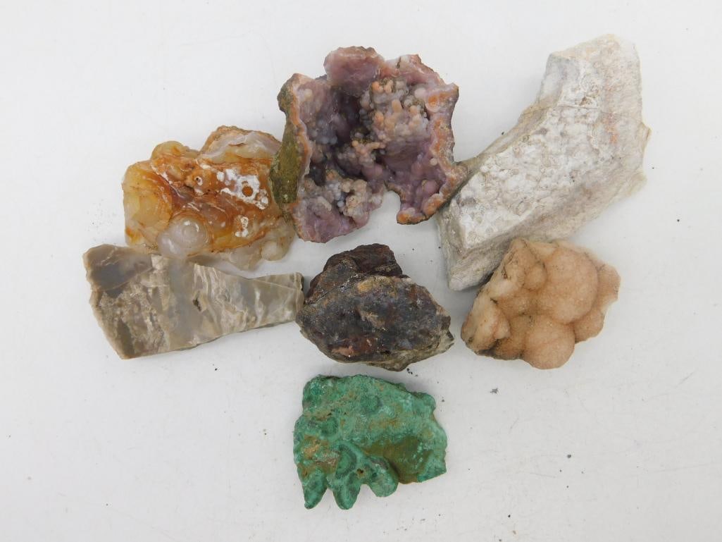 MIXED STONE LOT ROCK STONE LAPIDARY SPECIMEN (1 of 2)