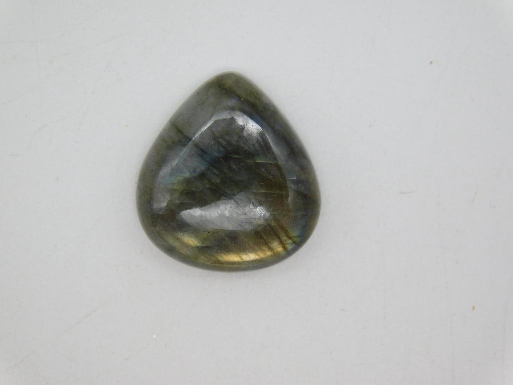 LABRADORITE CABOCHON ROCK STONE LAPIDARY SPECIMEN (1 of 2)