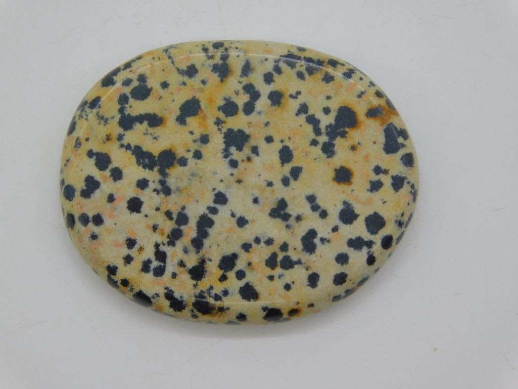 DALMATIAN JASPER AGATE ROCK STONE LAPIDARY SPECIMEN (1 of 2)