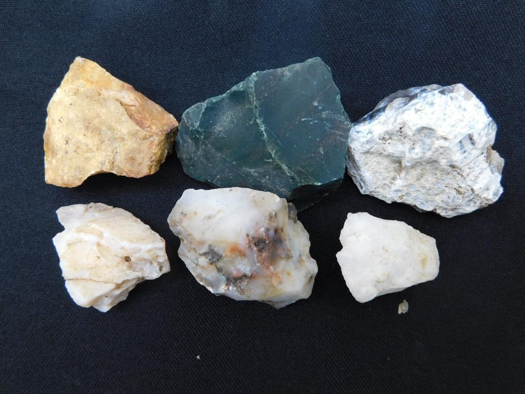 MIXED STONE LOT ROCK STONE LAPIDARY SPECIMEN (1 of 2)