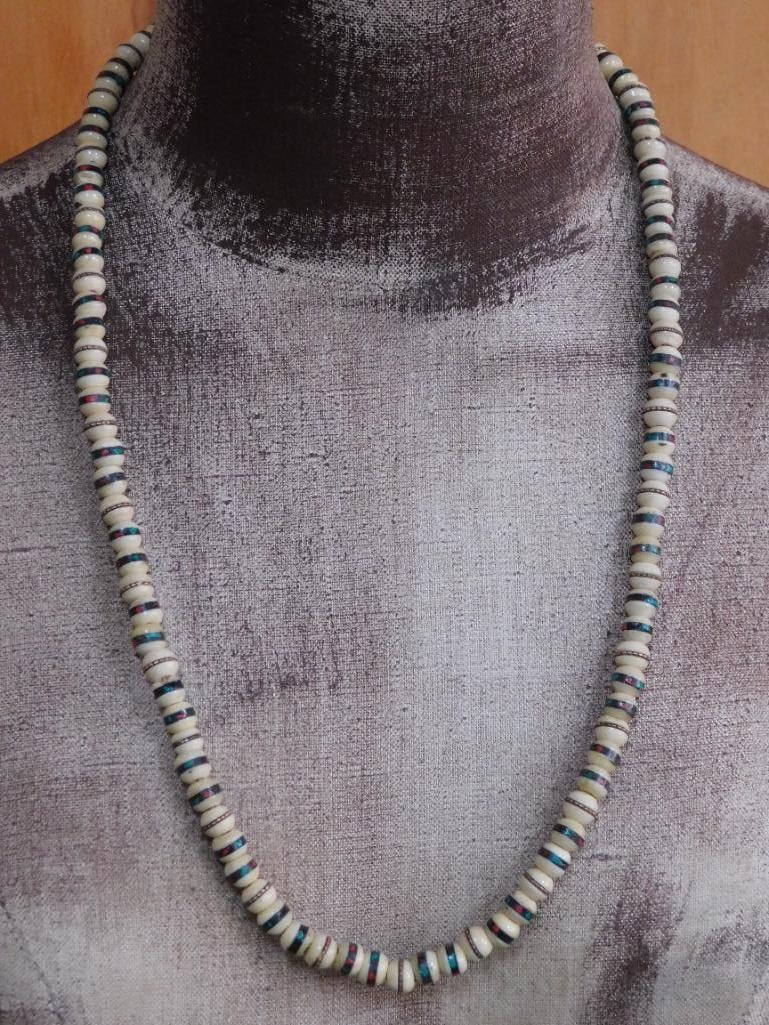 AFRICAN TRADE BEADS ROCK STONE LAPIDARY SPECIMEN: AFRICAN TRADE BEADS ROCK STONE LAPIDARY SPECIMEN