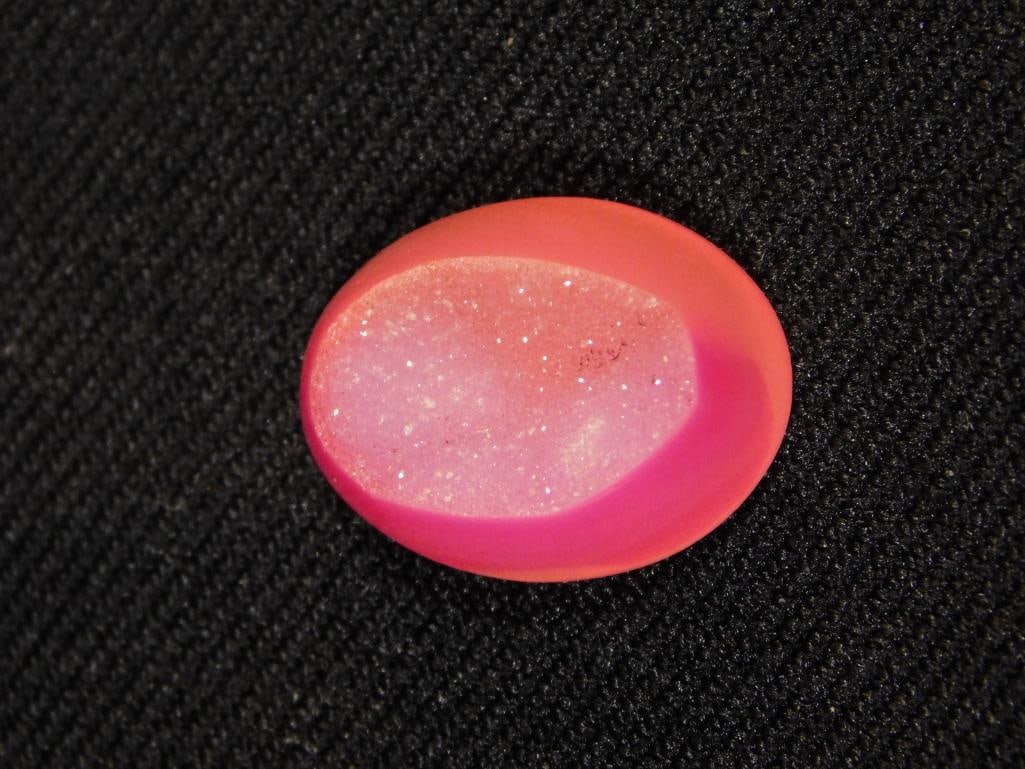 DRUZY QUARTZ CABOCHON ROCK STONE LAPIDARY SPECIMEN (1 of 2)