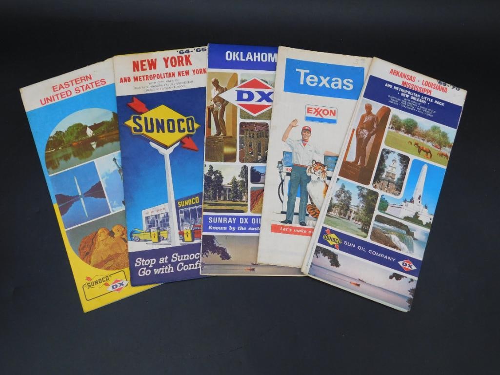 ROAD MAPS ASSORTED STATES VINTAGE ANTIQUE AUTOMOBILIA (1 of 4)