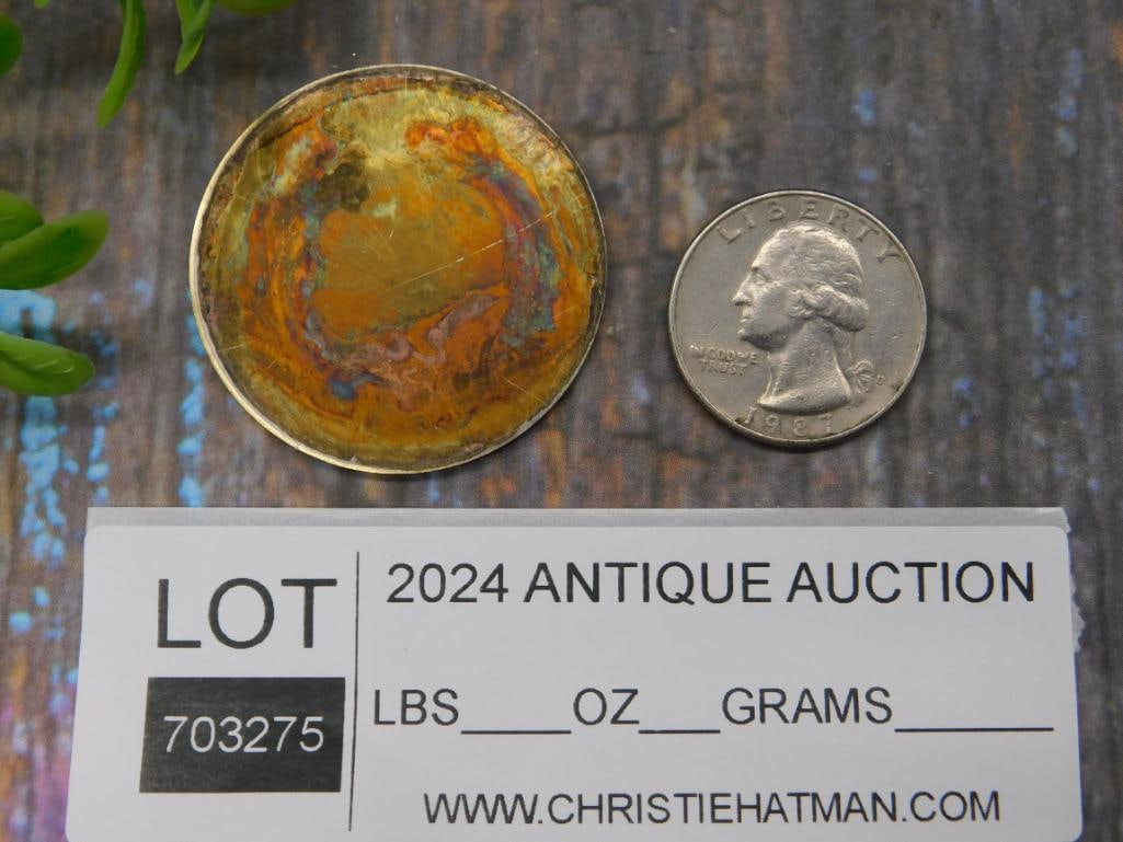 EAGLE CABOCHON MEDALLION - 2