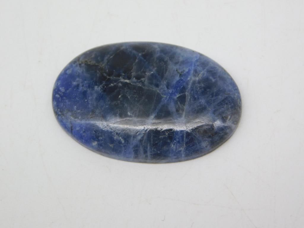 SODALITE CABOCHON ROCK STONE LAPIDARY SPECIMEN (1 of 2)