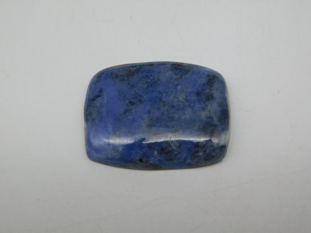 SODALITE CABOCHON ROCK STONE LAPIDARY SPECIMEN: SODALITE CABOCHON ROCK STONE LAPIDARY SPECIMEN