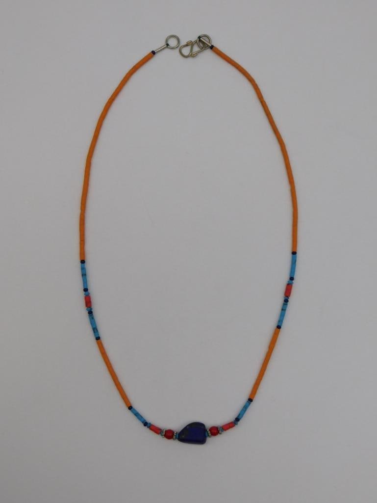 MIXED STONE NECKLACE ROCK STONE LAPIDARY SPECIMEN (1 of 2)