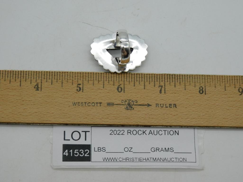 GEODE SLICE RING ROCK STONE LAPIDARY SPECIMEN - 2