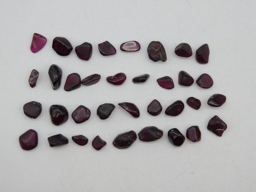 GARNET ROCK STONE LAPIDARY SPECIMEN: GARNET ROCK STONE LAPIDARY SPECIMEN