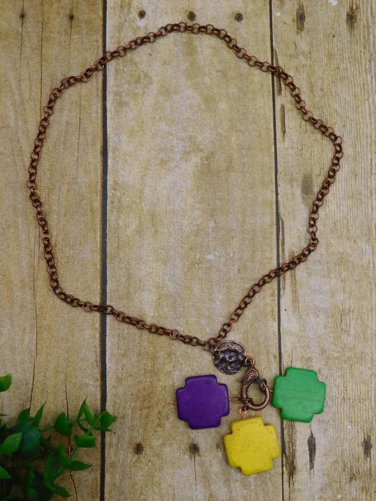 GENUINE STONE NECKLACE ROCK STONE LAPIDARY SPECIMEN (1 of 2)