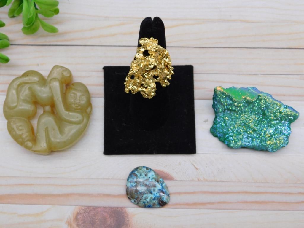 MIXED LOT ROCK STONE LAPIDARY SPECIMEN (1 of 2)