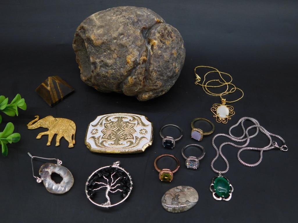 MIXED LOT ROCK STONE LAPIDARY SPECIMEN (1 of 3)