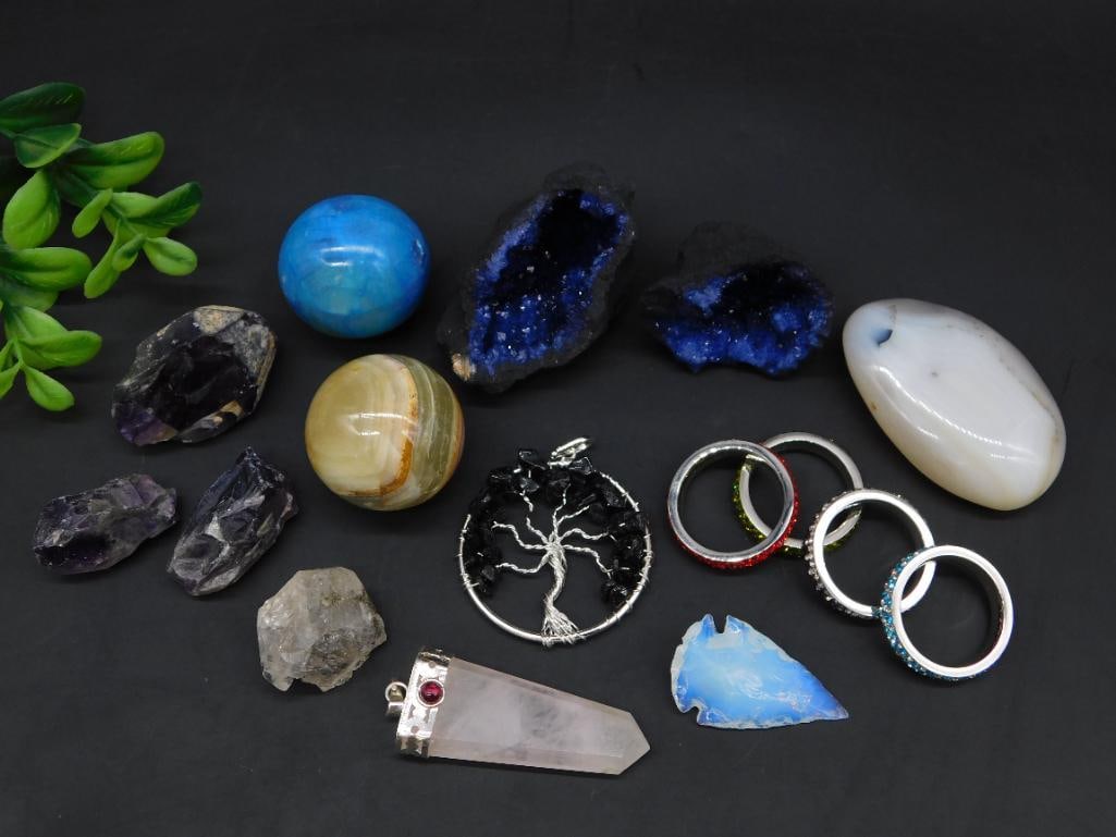 MIXED LOT ROCK STONE LAPIDARY SPECIMEN (1 of 3)