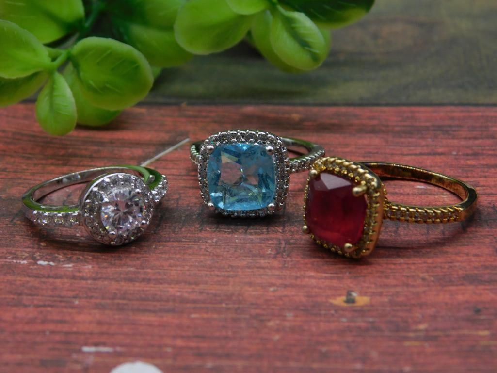 STONE RINGS ROCK STONE LAPIDARY SPECIMEN (1 of 2)