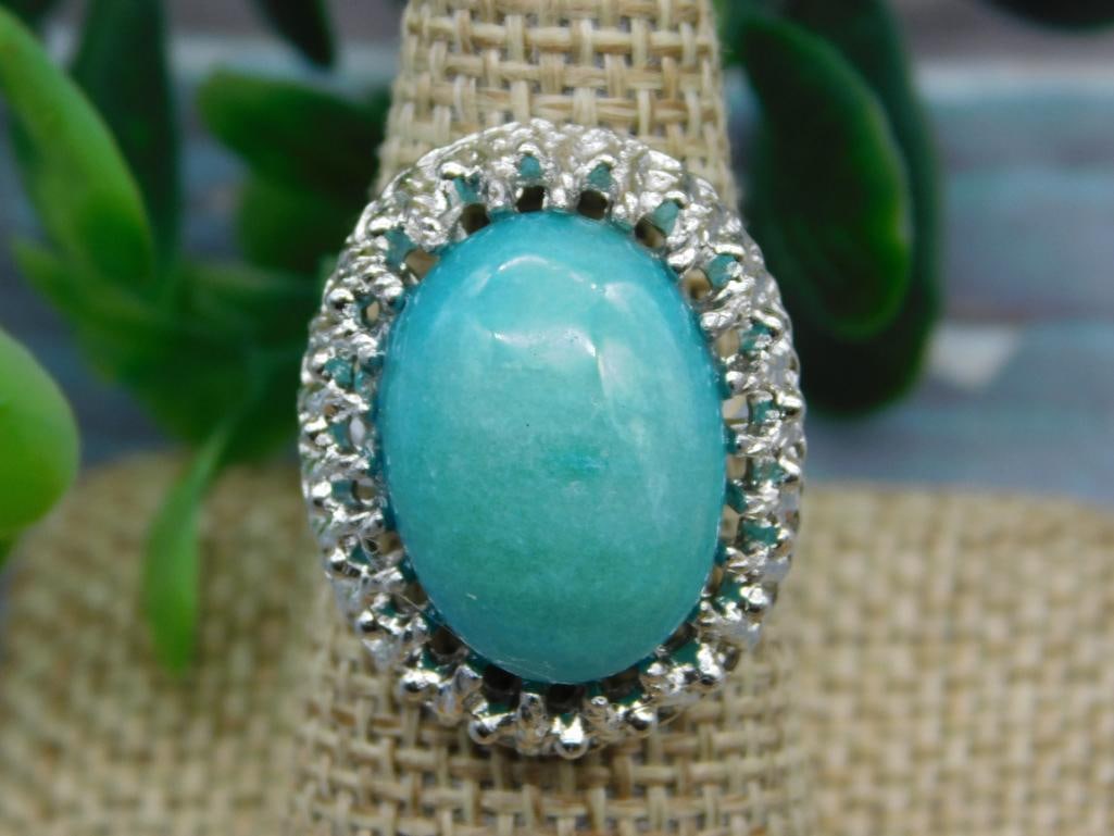 STONE RING ROCK STONE LAPIDARY SPECIMEN (1 of 2)