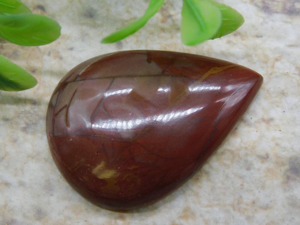 NOREENA JASPER CABOCHON ROCK STONE LAPIDARY SPECIMEN (1 of 2)