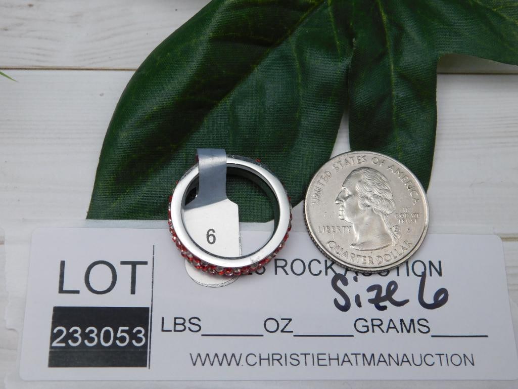 GENUINE STONE RING SIZE 6 - 2