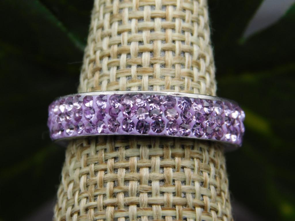 GENUINE STONE RING SIZE 6 - 3