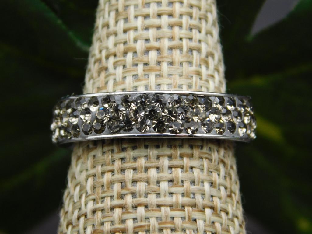 GENUINE STONE RING SIZE 6 - 3