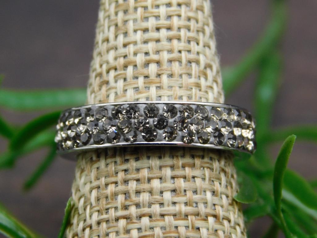 GENUINE STONE RING SIZE 6 - 3