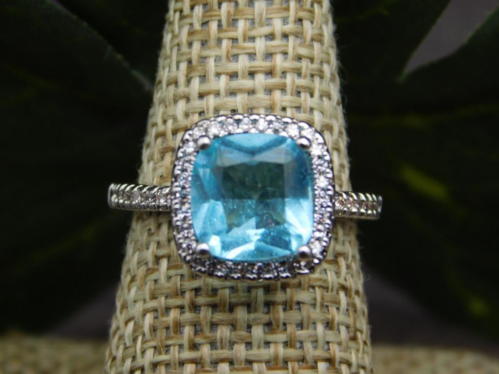 GENUINE STONE RING SIZE 6 (1 of 4)