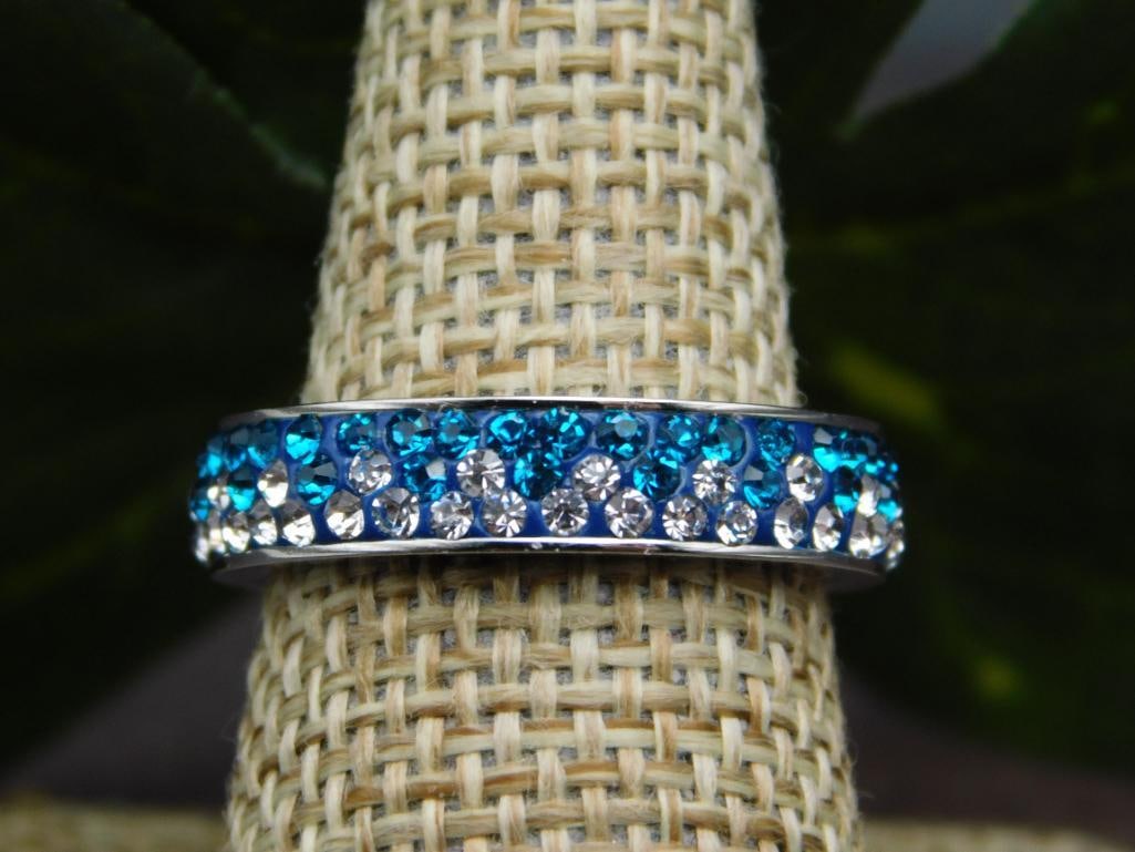 GENUINE STONE RING SIZE 7 (1 of 2)