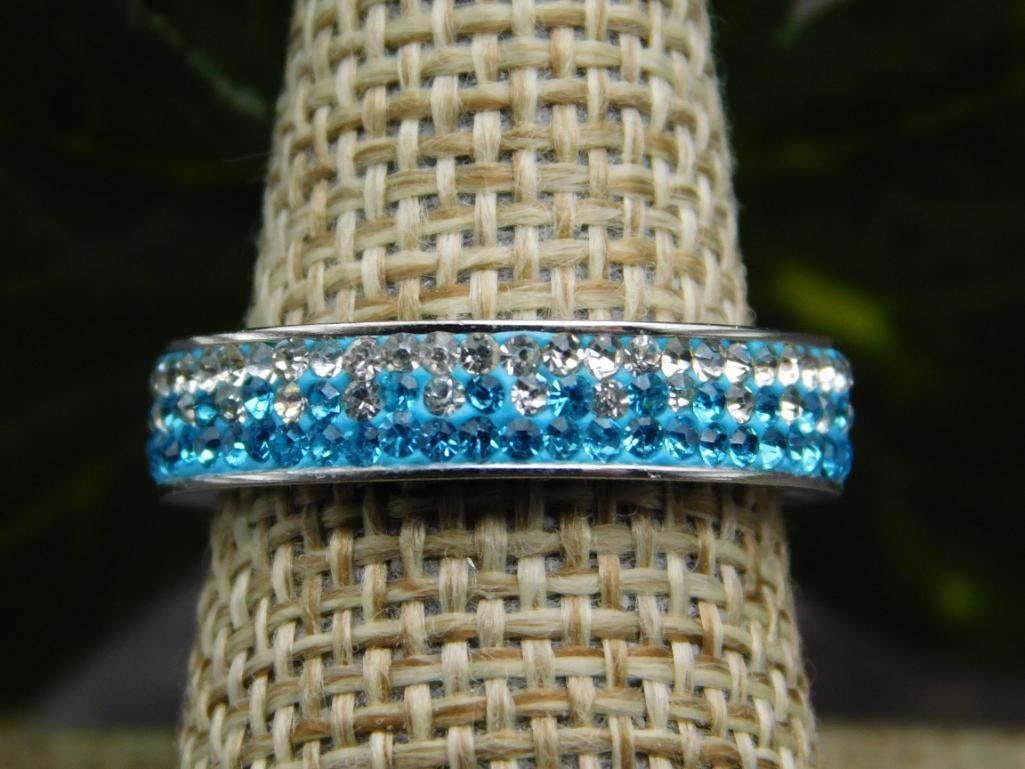 GENUINE STONE RING SIZE 7 (1 of 2)