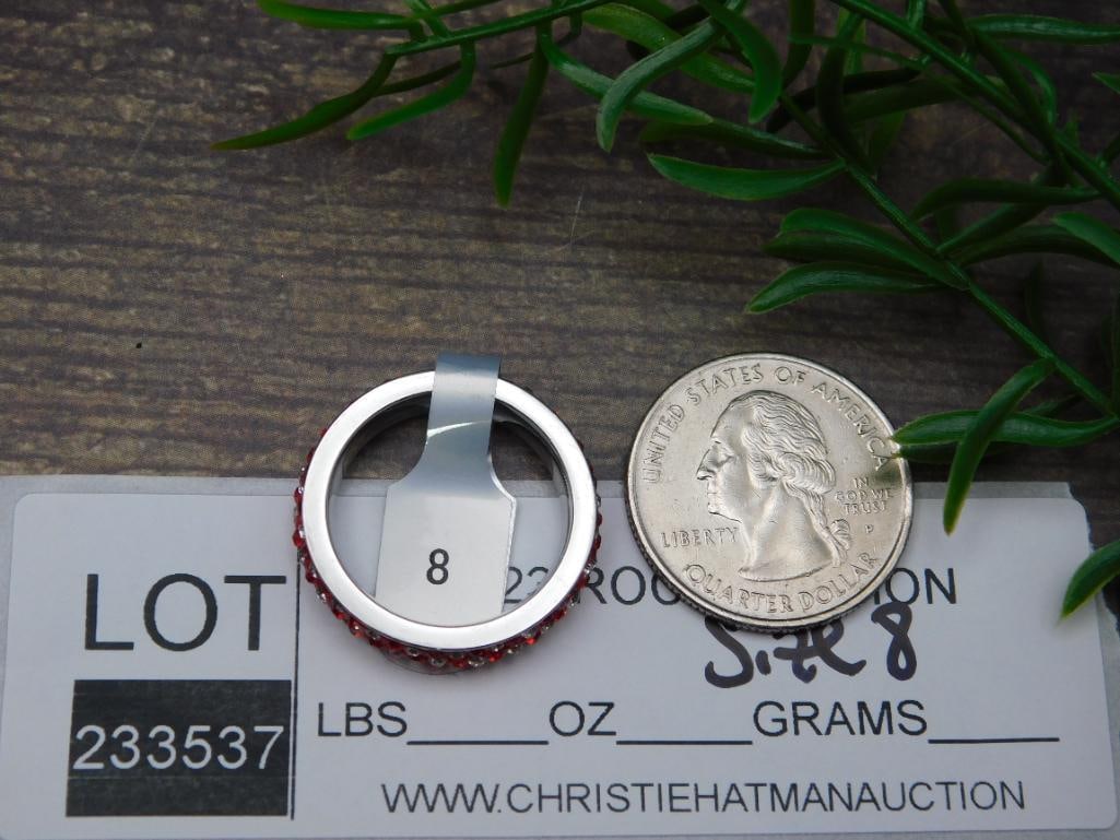 GENUINE STONE RING SIZE 8 - 2