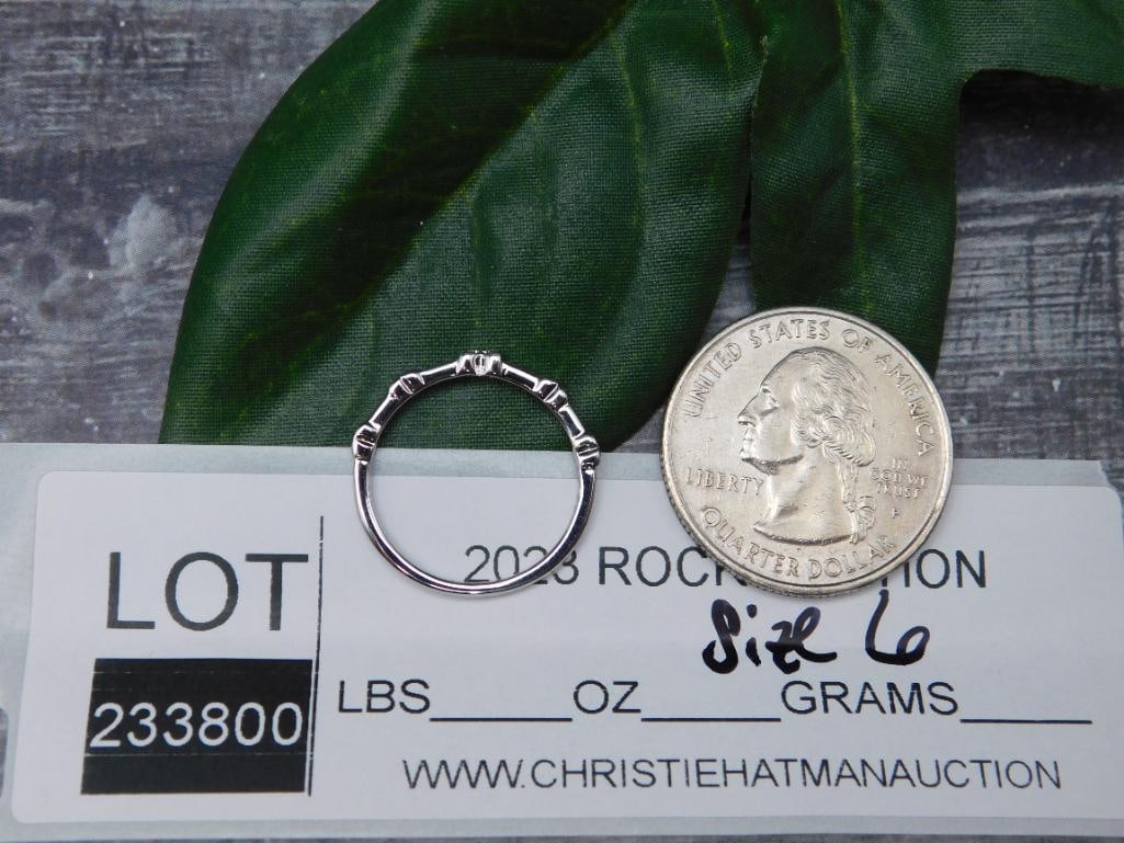 GENUINE STONE RING SIZE 6 - 2