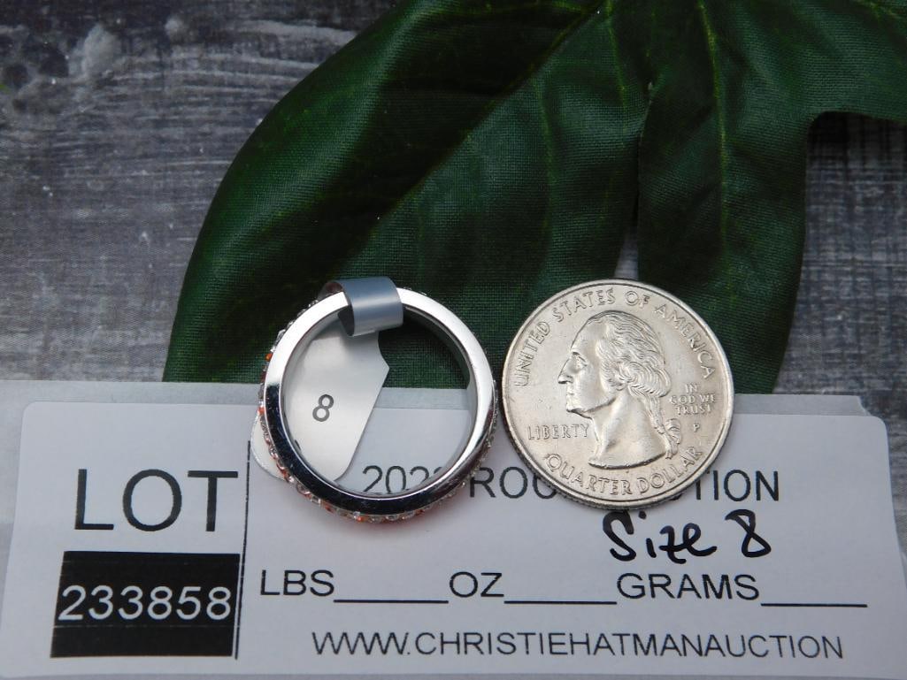 GENUINE STONE RING SIZE 8 - 2