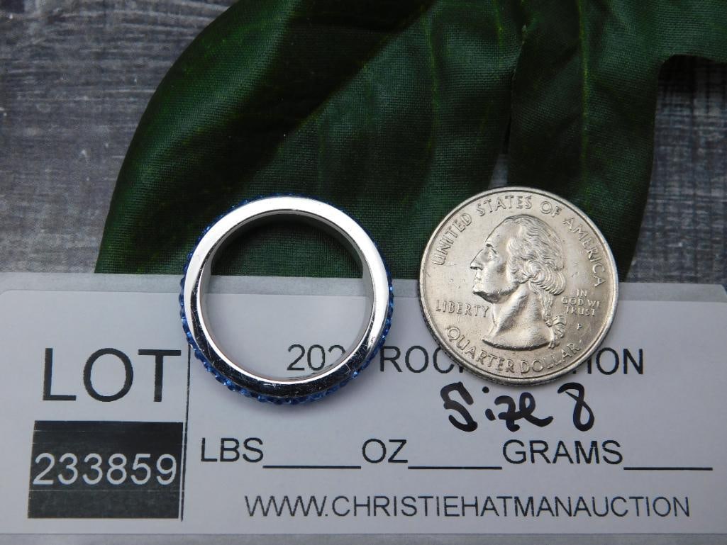 GENUINE STONE RING SIZE 8 - 2