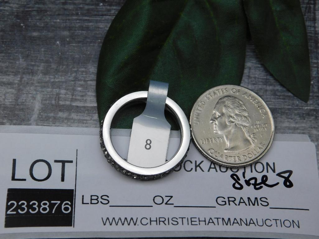 GENUINE STONE RING SIZE 8 - 2