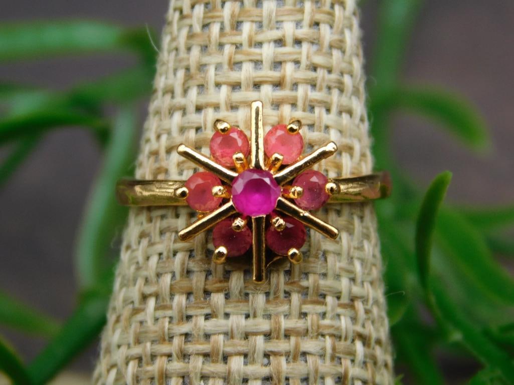 GENUINE STONE RING SIZE 5 (1 of 2)