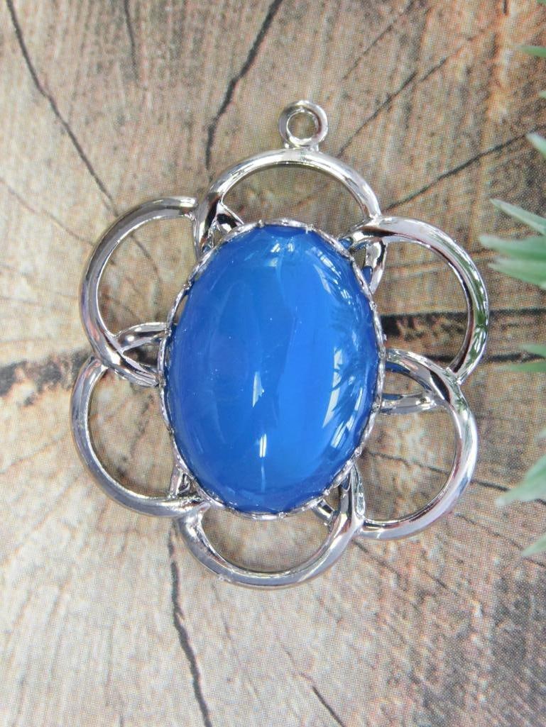 GENUINE STONE PENDANT ROCK STONE LAPIDARY SPECIMEN (1 of 2)