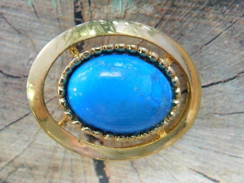 TURQUOISE PENDANT ROCK STONE LAPIDARY SPECIMEN (1 of 2)