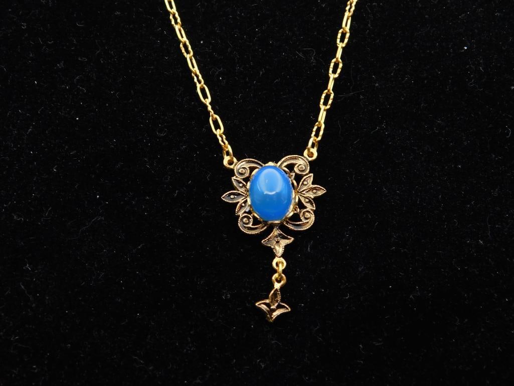 CATS EYE PENDANT NECKLACE ROCK STONE LAPIDARY SPECIMEN (1 of 2)