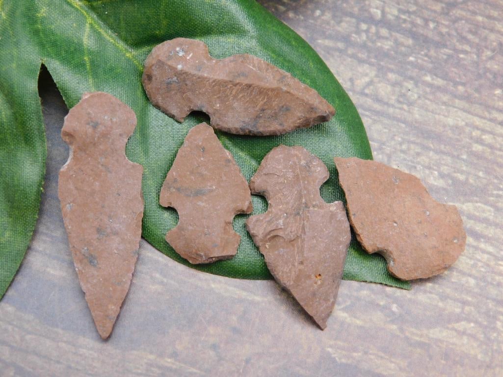 HAND KNAPPED ARTIFACT TOOLS ROCK STONE LAPIDARY SPECIMEN (1 of 2)