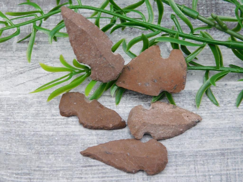 HAND KNAPPED ARTIFACT TOOLS ROCK STONE LAPIDARY SPECIMEN (1 of 2)