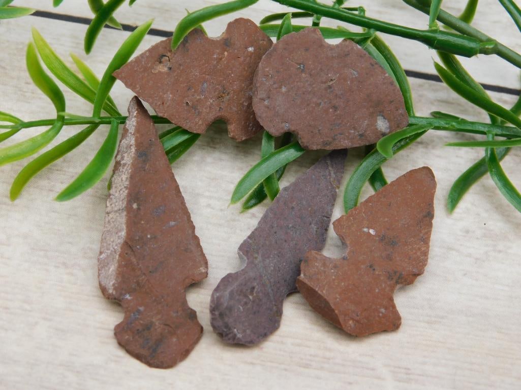 HAND KNAPPED ARTIFACT TOOLS ROCK STONE LAPIDARY SPECIMEN (1 of 2)