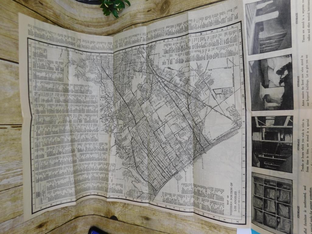 VINTAGE MAPS ANTIQUE EPHEMERA - 2