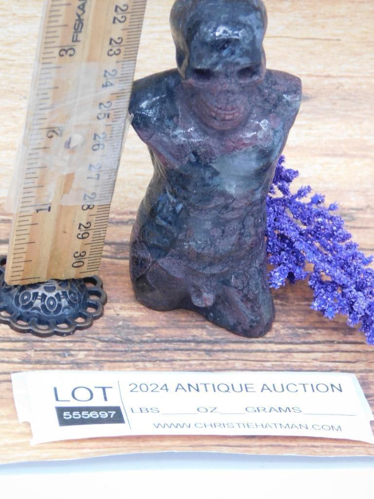 STONE MALE FORM SKELETON ROCK STONE LAPIDARY SPECIMEN: STONE MALE FORM SKELETON ROCK STONE LAPIDARY SPECIMEN