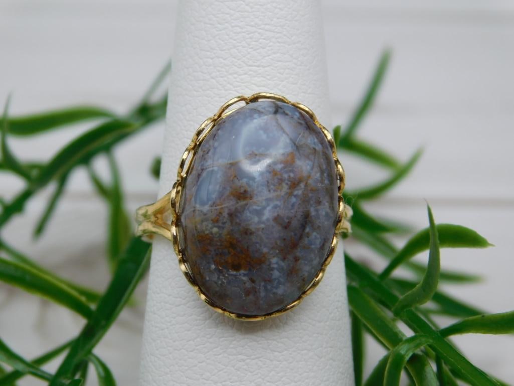 GENUINE STONE RING ROCK STONE LAPIDARY SPECIMEN: GENUINE STONE RING ROCK STONE LAPIDARY SPECIMEN