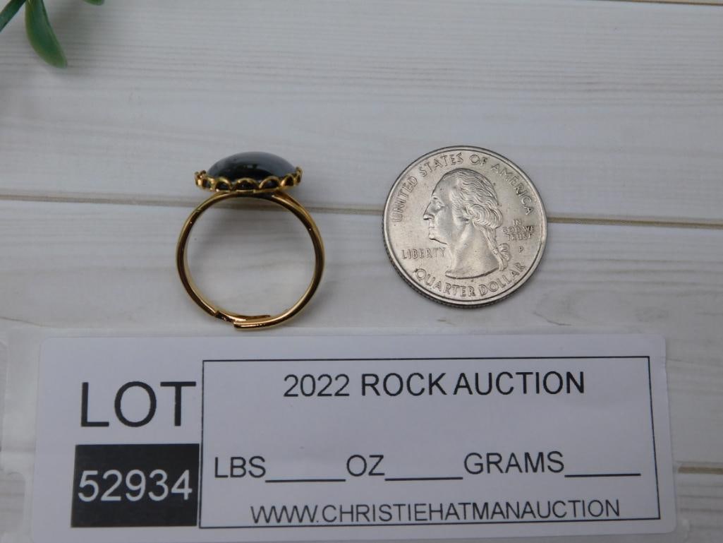 HEMATITE RING ROCK STONE LAPIDARY SPECIMEN - 2