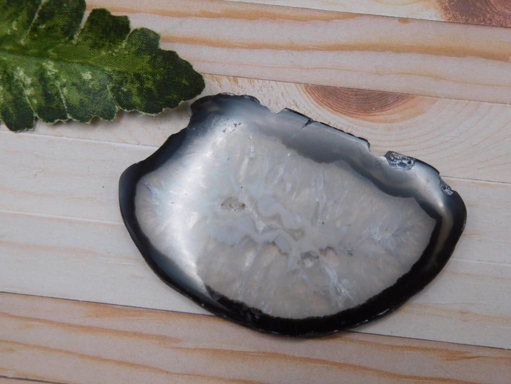 AGATE SLICE ROCK STONE LAPIDARY SPECIMEN - 2