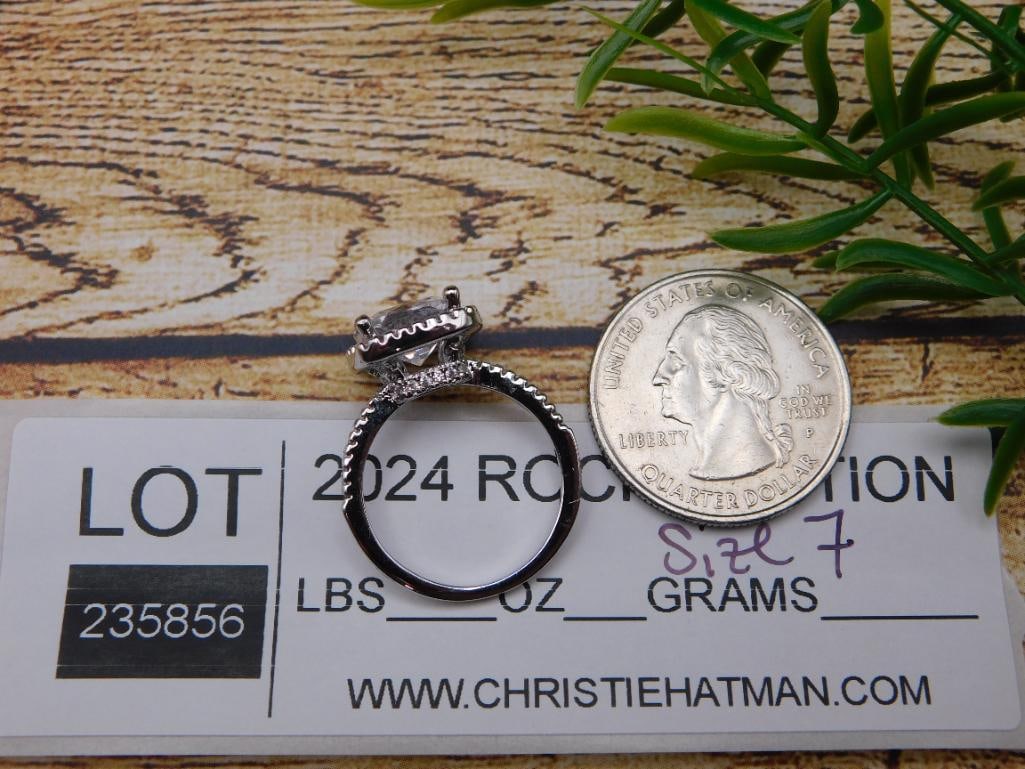 STONE RING ROCK STONE LAPIDARY SPECIMEN - 2