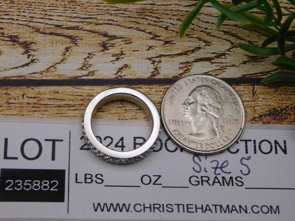 STONE RING ROCK STONE LAPIDARY SPECIMEN - 2