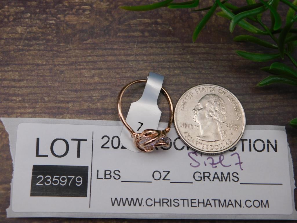 STONE RING ROCK STONE LAPIDARY SPECIMEN - 2