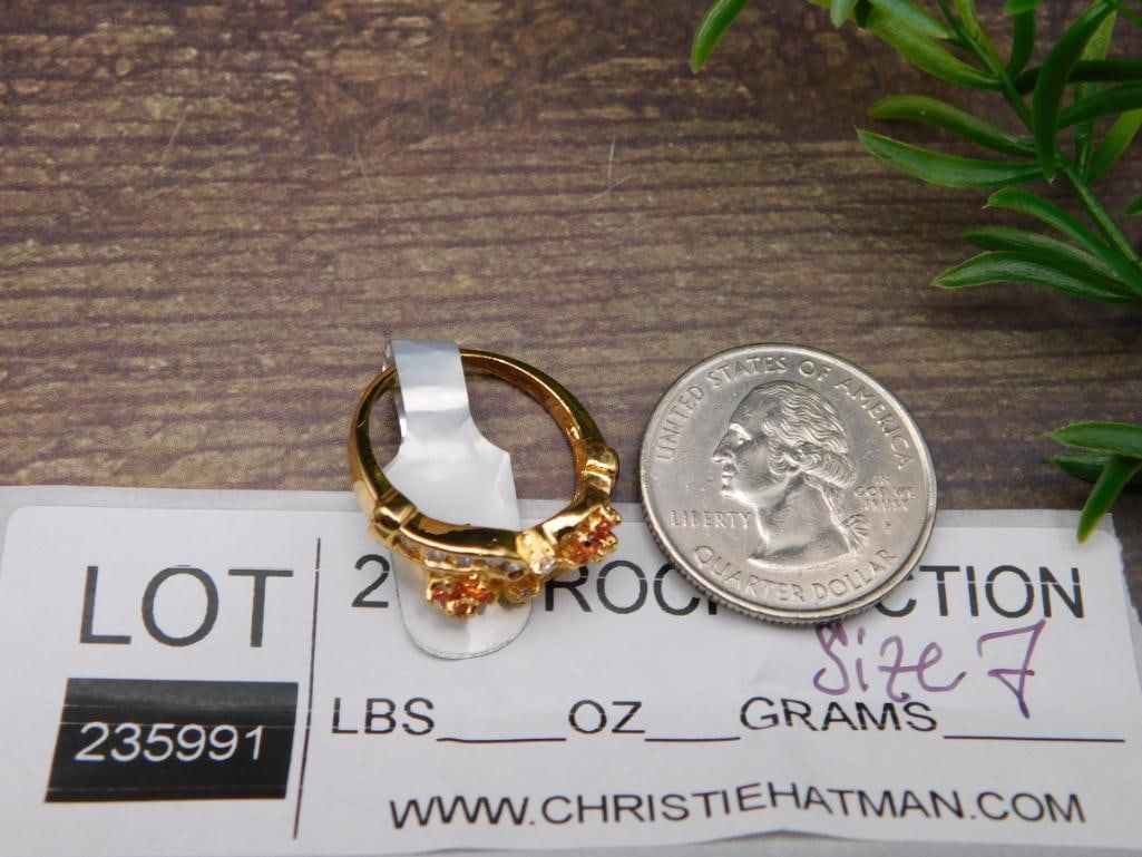 STONE RING ROCK STONE LAPIDARY SPECIMEN - 2