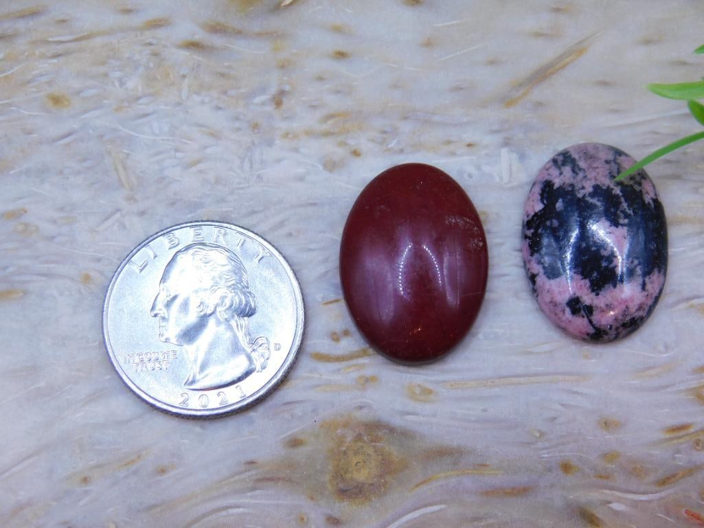 CABOCHONS ROCK STONE LAPIDARY SPECIMEN - 3