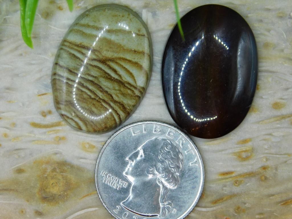 CABOCHONS ROCK STONE LAPIDARY SPECIMEN - 3